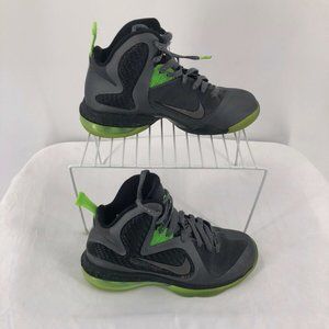 Lebron 9 GS Dunkman Electric Grey Dark Neon Green
